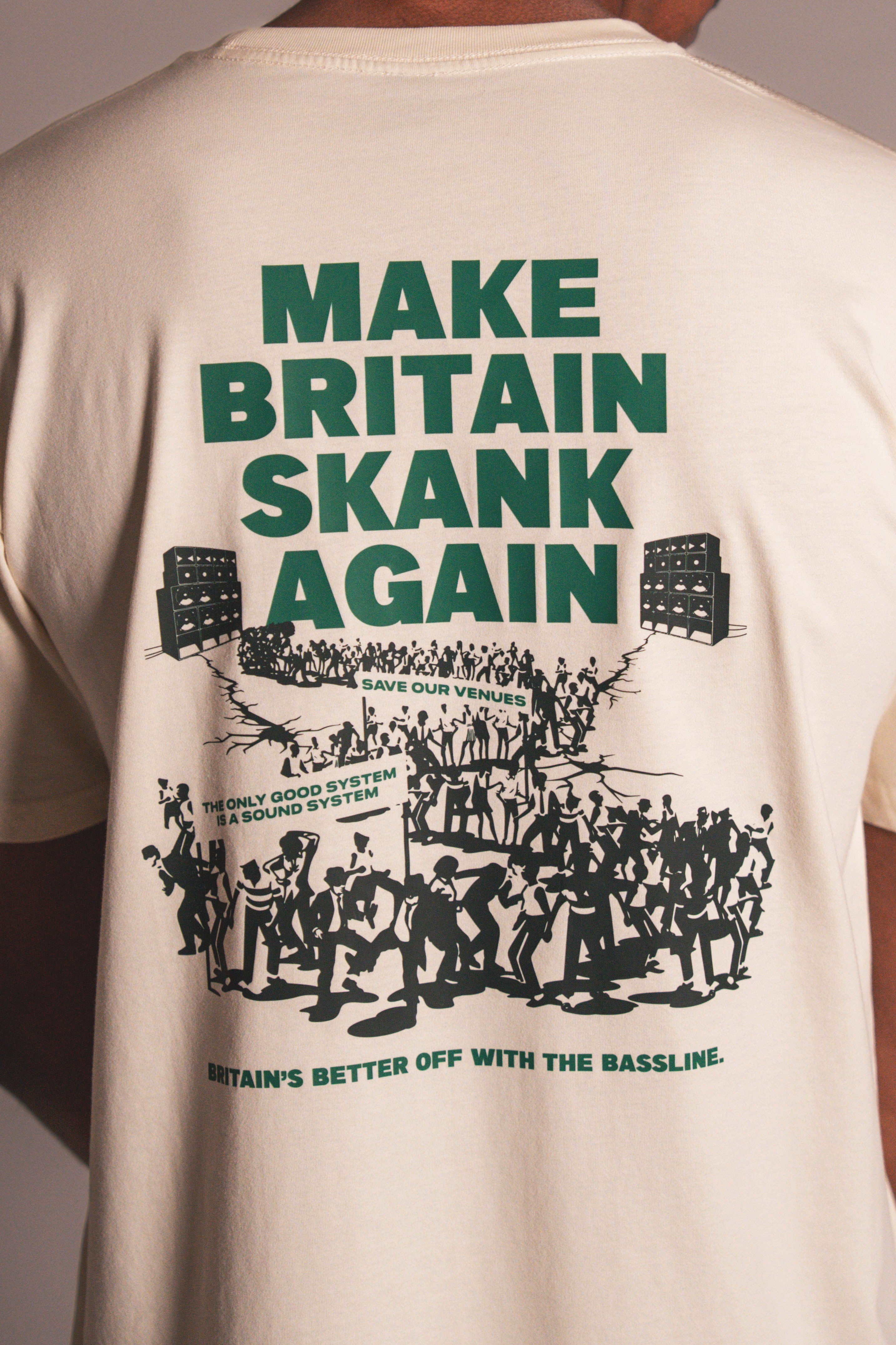 Our Yard - Make Britain Skank Again (Ecru T-Shirt)