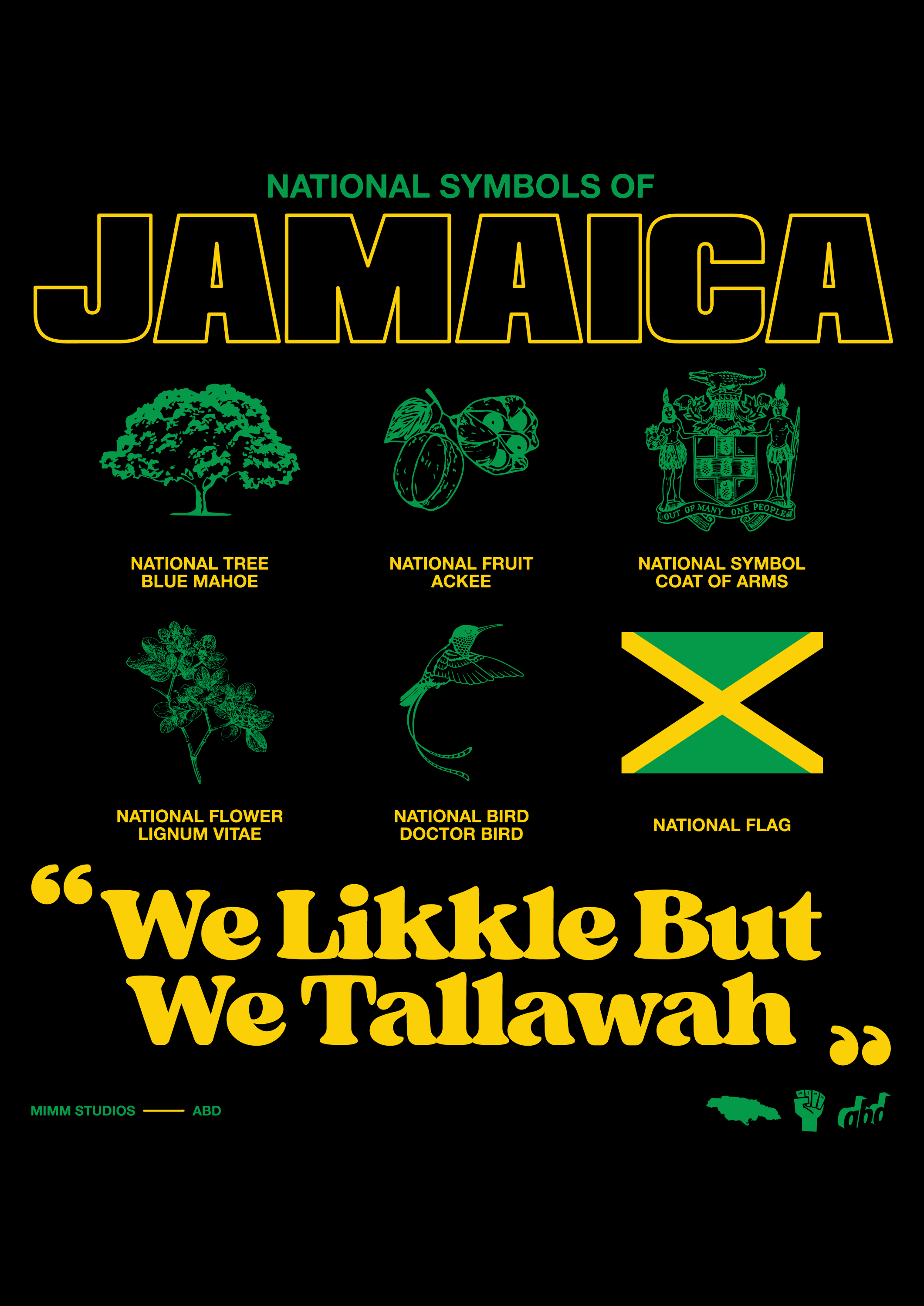 Mimm x ABD - Tallawah (Black T-Shirt)